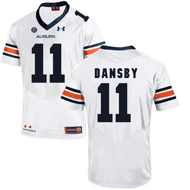 Auburn Tigers #11 Karlos Dansby White College Football Jersey DingZhi